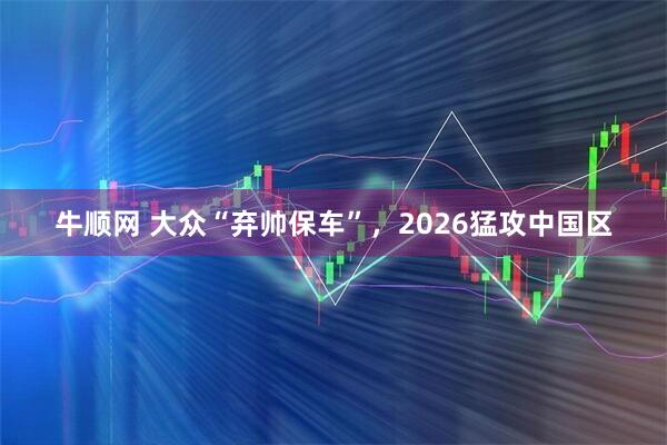 牛顺网 大众“弃帅保车”，2026猛攻中国区